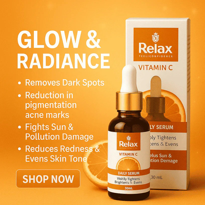 Premium Quality Relax Face Serum(Vitamin C)